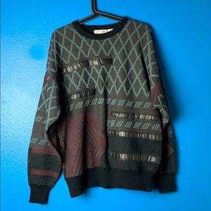 Vintage Large Sweater with cool stitchings